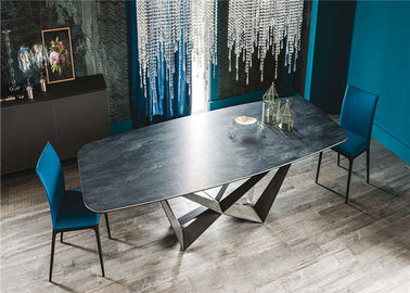 Meubles adaptés aux besoins du client de salon formés par place de table de salle à manger de marbre de taille
