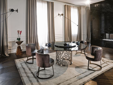 Tableau moderne fait sur commande de restaurant et meubles de salle à manger d'ensembles de chaise