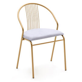 Chaise dinante en cuir de cadre écologique en métal pour le restaurant/hôtel/à la maison