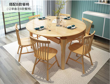 Tableau à la maison en bois solide de meubles/style moderne expansible de table de salle à manger