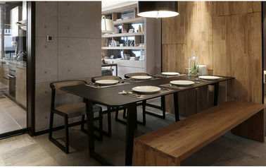 Les meubles modernes de salle à manger de Tableau en bois solide de style conçoivent en fonction du client