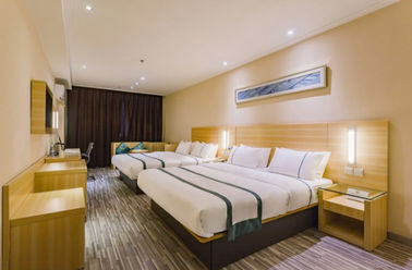 Chambre à coucher moderne professionnelle d'hôtel, meubles commerciaux de chambre à coucher