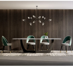 Style de luxe moderne de marbre d'Italien de table de salle à manger de meubles de haute catégorie