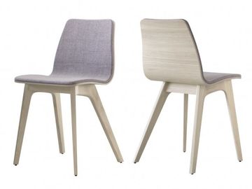 La salle à manger adaptée aux besoins du client d'hôtel simple de meubles de concepteur en bois solide a déformé diner la chaise