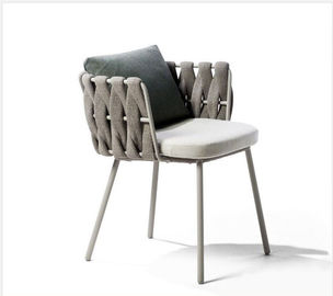 Meubles simples de chaise de ruban de Tableau de chaise de combinaison de rotin extérieur nordique de jardin