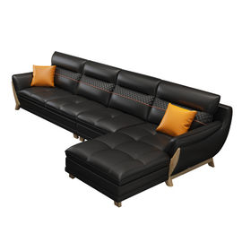 Cadre en bois de salon de 3 Seater de cuir contemporain de sofa avec le petit prix