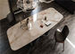Style moderne luxueux populaire de table de salle à manger de marbre carrée rectangulaire