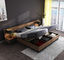 Meubles modernes de lit de plate-forme plate confortable pour la chambre à coucher de maison/hôtel