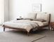Lit de plate-forme de meubles en bois solide de conception moderne pour la taille multi de chambre à coucher