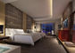 Les meubles modernes élégants de chambre à coucher d'hôtel d'étoile placent pour l'appartement/chambre d'amis