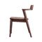 Chaises en cuir confortables en bois solide d'unité centrale pour l'usage de café/restaurant