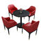 Chaises modernes de salle à manger de banquet d'hôtel avec le cuir coloré multi Seater