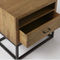 Table de chevet d'hôtel en bois solide Nightstand avec le tiroir et l'étagère