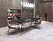 Table de salle à manger rectangulaire de marbre moderne pour les aliments de préparation rapide/barre/café/hôtel