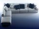 Luxe fait sur commande de lumière de sofa de tissu de meubles de salon pour l'appartement