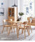 Tableau compact en bois solide et meubles de salle à manger d'ensembles de chaise adaptés aux besoins du client