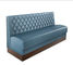 Sofa occidental adapté aux besoins du client de café d'hôtel de tissu de dos de Seat de carte de restaurant de rétro barre de loisirs haut