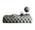 Le luxe léger italien tout tirent le sofa en cuir d'art d'Institut central des statistiques/sofa minimaliste américain de velours d'hôtel de club de salon
