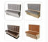 Sofa en bois de siège de carte de meubles de 120*60*1050 millimètre de cabine de cuir simple fait sur commande d'allocation des places