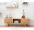 Cabinet de plancher fait sur commande de salon de meubles d'appartement de combinaison de Tableau de thé de Cabinet en bois solide TV