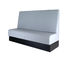 Sofa sectionnel moderne confortable, sofa haut arrière de café d'hôtel de tissu