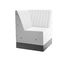 Sofa simple adapté aux besoins du client de café d'hôtel de tissu de dos de Seat de carte de restaurant haut