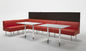 Sofa sectionnel moderne solide du tissu KTV de cadre en bois