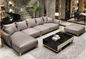 Cadre en bois de salon de tissu de cuir sectionnel moderne de sofa avec le prix usine