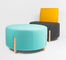 Divans sectionnels modernes de Seat de salon de sofa de double carte simple contemporaine de couleur