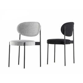 Métal adapté aux besoins du client et tissu de couleur dinant des chaises, chaises modernes de restaurant