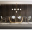 Style de luxe moderne de marbre d'Italien de table de salle à manger de meubles de haute catégorie